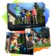 Trampolina ogrodowa Neo-Sport NeoSport Trampolina ogrodowa 8ft/252cm z siatką wewnętrzną i drabinką 6