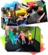 Trampolina ogrodowa Neo-Sport NeoSport Trampolina ogrodowa 8ft/252cm z siatką wewnętrzną i drabinką 7