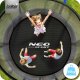 Trampolina ogrodowa Neo-Sport NeoSport Trampolina ogrodowa 6ft/183cm z siatką wewnętrzną i drabinką 6