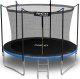 Trampolina ogrodowa Neo-Sport NeoSport Trampolina ogrodowa 6ft/183cm z siatką wewnętrzną i drabinką 3