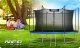 Trampolina ogrodowa Neo-Sport NeoSport Trampolina ogrodowa 12ft/374cm z siatką wewnętrzną i drabinką 9