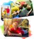 Trampolina ogrodowa Neo-Sport NeoSport Trampolina ogrodowa 12ft/374cm z siatką wewnętrzną i drabinką 8