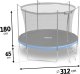 Trampolina ogrodowa Neo-Sport NeoSport Trampolina ogrodowa 10ft/312cm z siatką wewnętrzną i drabinką 4