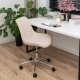Krzesło biurowe Szchara KRZESŁO OBROTOWE BIUROWE FOTEL DO BIURKA WELUROWY 3