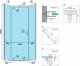 Rea Kabina Rea AXIN Chrom 90x90 Prysznicowa 3