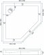 Rea Kabina Rea AXIN Chrom 90x90 Prysznicowa 8