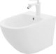 Miska WC Rea Zestaw Misa WC Carlo Mini Rimless Flat + Bidet Carlo Mini 3