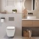 Miska WC Rea Zestaw Misa WC Carlo Mini Rimless Flat + Bidet Carlo Mini 9