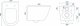 Miska WC Rea Zestaw Misa WC Carlo Mini Rimless Flat + Bidet Carlo Mini 10