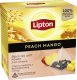 Lipton Herbata LIPTON, piramidki, czarna, brzoskwinia z mango, 20 torebek 2