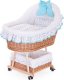 WickerPL BABY ŁÓŻECZKO WIKLINOWE DLA NIEMOWLĄT 90X60 H32/60 CM 1