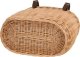 WickerPL akcesoria rowerowe KOSZ NA ROWER z paskami skórzanymi i OBSZYCIEM 35x17 H19 CM 13