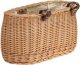 WickerPL akcesoria rowerowe KOSZ NA ROWER z paskami skórzanymi i OBSZYCIEM 35x17 H19 CM 7