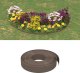vidaXL Obrzeża ogrodowe, 2 szt., brązowe, 10 m, 10 cm, polietylen 1