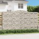 vidaXL vidaXL Kosze gabionowe, 9 szt, 400x30x220/240 cm, galwanizowane żelazo 1