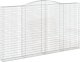 vidaXL vidaXL Kosze gabionowe, 9 szt, 400x30x220/240 cm, galwanizowane żelazo 3