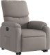 vidaXL vidaXL Podnoszony fotel rozkładany, elektryczny, kolor taupe, tkanina 4