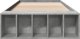 vidaXL vidaXL Rama łóżka, szarość betonu, 90x200 cm, materiał drewnopochodny 4