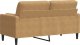 vidaXL vidaXL 2-osobowa sofa z poduszkami, brązowa, 140 cm, aksamit 5