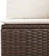 vidaXL vidaXL 4-cz sofa ogrodowa z poduszkami, brązowy rattan PE i akacja 5