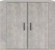 vidaXL vidaXL Szafka, szarość betonu, 80x33x70 cm, materiał drewnopochodny 3