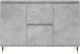 vidaXL Szafka, szarość betonu, 104x35x70 cm 5