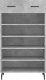 vidaXL vidaXL Szafka na buty, szarość betonu, 60x35x105 cm 5