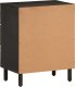 vidaXL vidaXL Szafka nocna, czarna, 50x33x60 cm, lite drewno mango 4