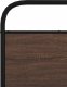 vidaXL vidaXL Wezgłowie, brązowy dąb, 75 cm, stal i materiał drewnopochodny 6