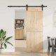 vidaXL vidaXL System do montażu drzwi przesuwnych, 183 cm, stal, czarny 2