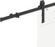 vidaXL vidaXL System do montażu drzwi przesuwnych, 183 cm, stal, czarny 8