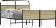 vidaXL vidaXL Łóżko bez materaca, 135x190 cm, dąb sonoma 1