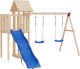Huśtawka vidaXL vidaXL Siedziska huśtawek z linkami, 2 szt., niebieskie, 37x15 cm, PE 1
