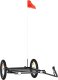 vidaXL vidaXL Przyczepka rowerowa, czarna, 126x63x34 cm, żelazna 1
