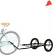 vidaXL vidaXL Przyczepka rowerowa, czarna, 126x63x34 cm, żelazna 2