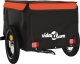 vidaXL vidaXL Przyczepka rowerowa, czarno-pomarańczowa, 30 kg, żelazo 7