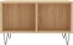vidaXL Stolik kawowy, dąb sonoma 60x50x36,5 cm materiał drewnopochodny 4