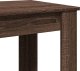 vidaXL Stolik barowy, przydymiony dąb, 102x50x103,5 cm 7