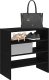 vidaXL vidaXL Stojaki na buty 2 szt., sztaplowany, czarny, 60x30x30,5 cm 1