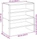 vidaXL vidaXL Stojaki na buty 2 szt., sztaplowany, czarny, 60x30x30,5 cm 9