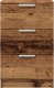 vidaXL vidaXL Szafki nocne, 2 szt., stare drewno, 40x36x65 cm 5