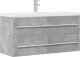 vidaXL vidaXL Szafka pod umywalkę, szarość betonu, 100 x 38,5 x 48 cm, płyta 1