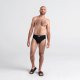 SAXX Slipy męskie wygodne SAXX ULTRA Boxer Brief Fly - czarne S 2