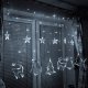 Lampki choinkowe KIK Lampki LED kurtyna gwiazdki 2,5m 138LED ciepły biały 6