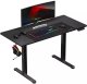 Biurko Huzaro Hero 8.2 Black Czarne 120 cmx60 cm 2