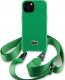 Lacoste "Iconic Petit Pique Crossbody Woven Logo Case iPhone 15" Green 1