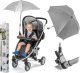 Reer Parasolka przeciwsłoneczna REER wózka UV50+ szara 1