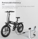 Rower elektryczny Canon Electric bicycle ADO A20+, Black 4
