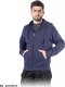 Reis SMOKER - bluza ochronna rozpinana z kapturem - granatowy 3XL 4