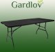 Gardlov Stół ogrodowy składany czarny 180cm 8